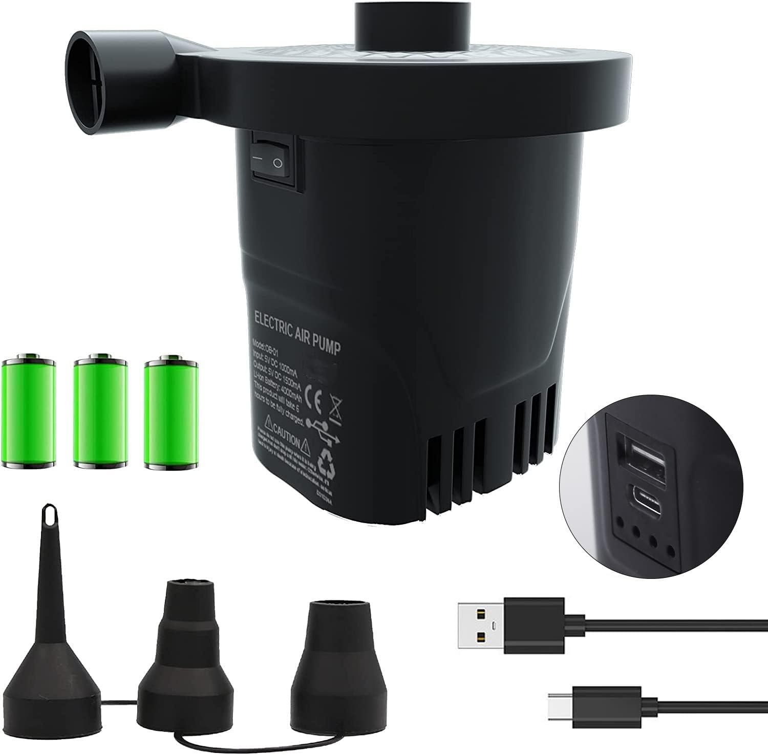 Coleman Handheld Pump for Air Mattress BatteryPowered QuickPump for