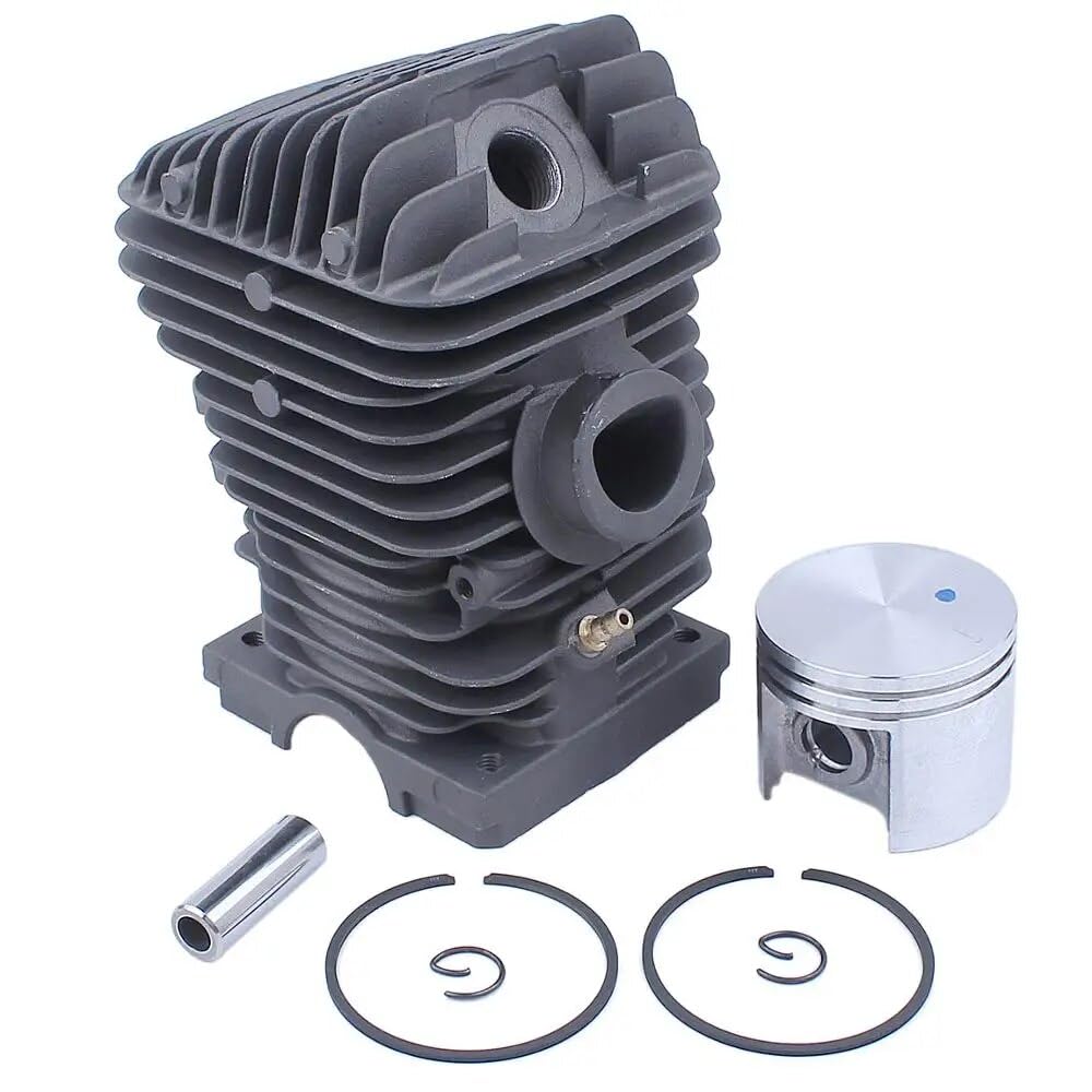 42.5mm cylinder silnika miska tłokowa wał korbowy świeca zapłonowa tłumik zestaw, dla, dla Ms250 Ms230 025 023 części do pił łańcuchowych 1123 020 1209 Zestaw cylindrów piły łańcuchowej