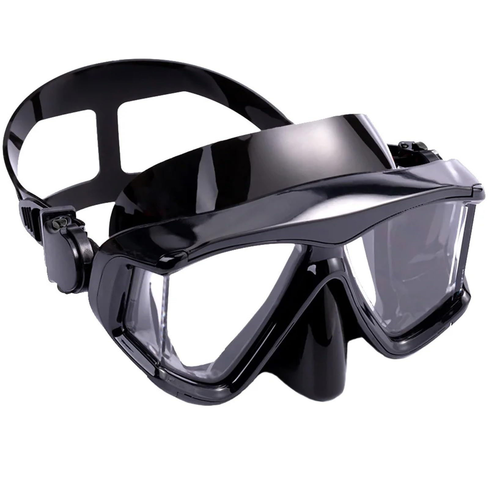 Masque Masque plongée Masque de plongée avec Tuba Optique Lunettes de Natation Équipement Panoramique Vue Large Adulte Jeunesse