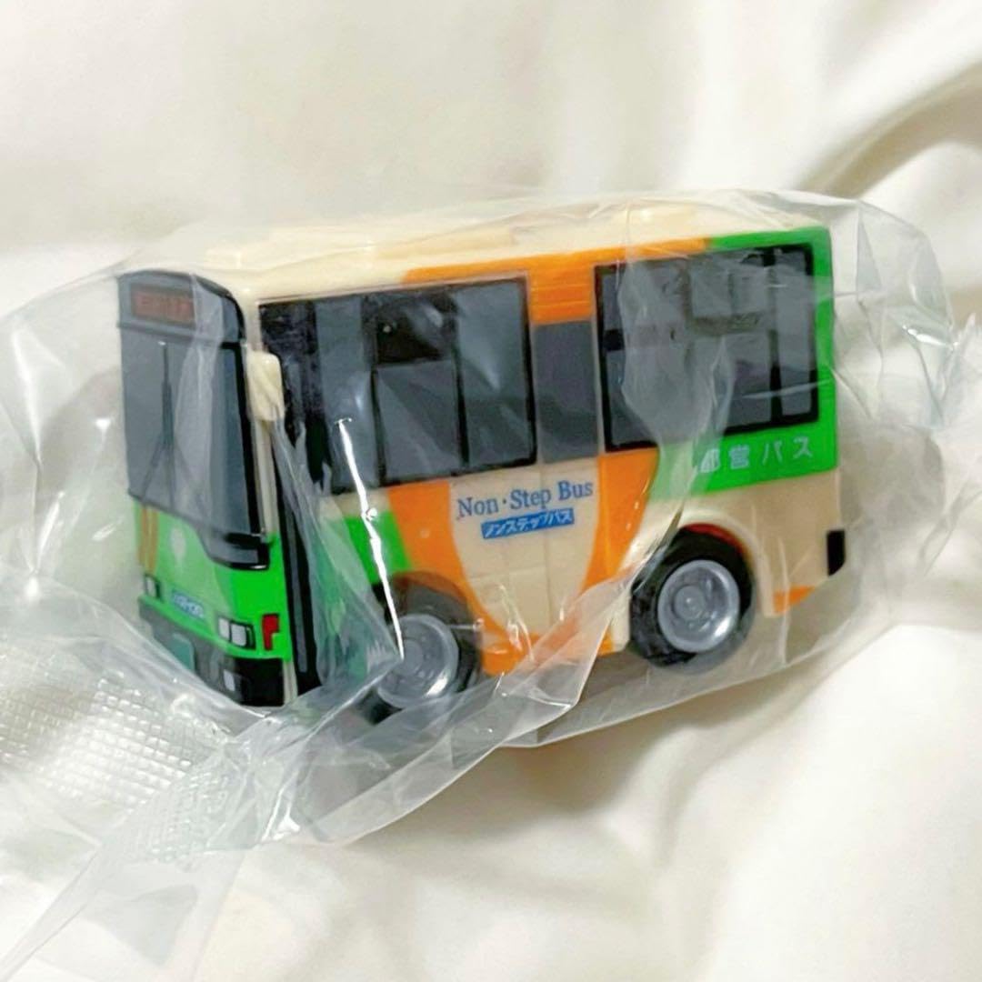 【新品·未使用】レトロ旅館バス☆プルバックカーセット Kandy toys バス プルバックカー クラッシック バス ミニカー