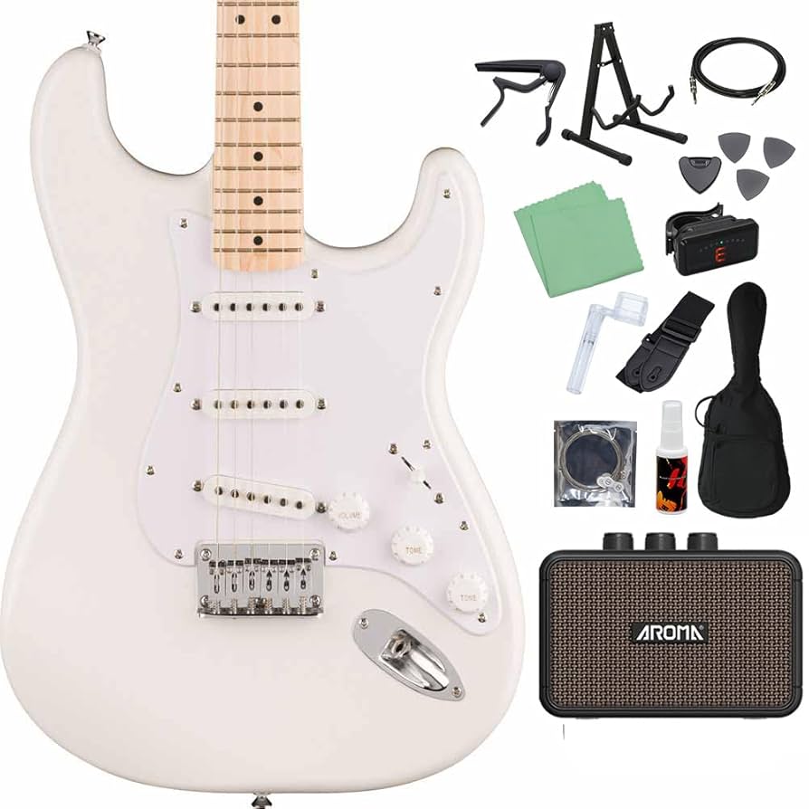 Amazon | Squier by Fender SONIC STRATOCASTER HT Arctic White