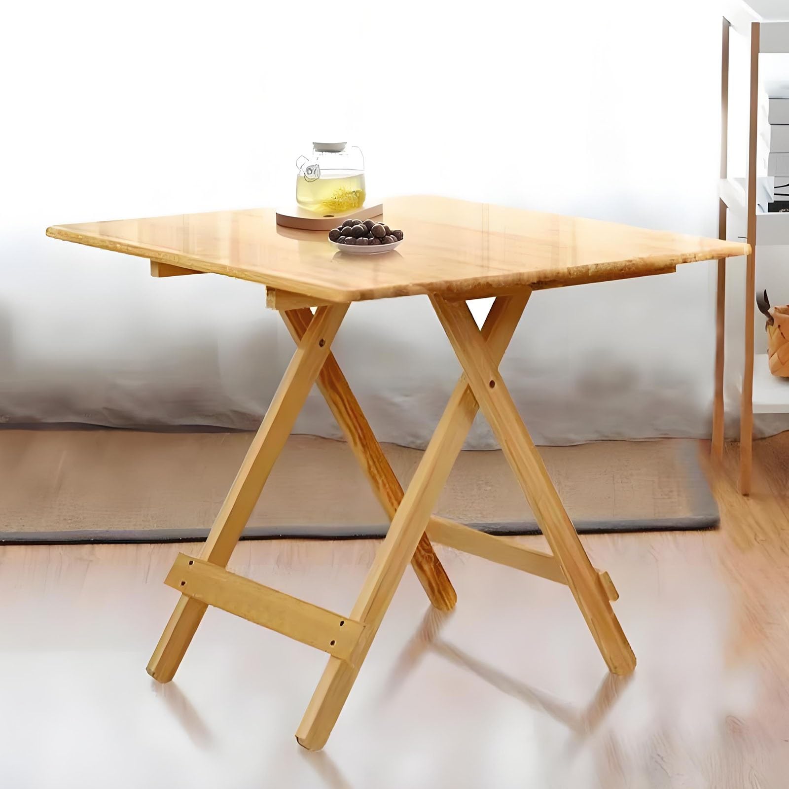 Table en bois pliante haut de gamme au design polyvalent