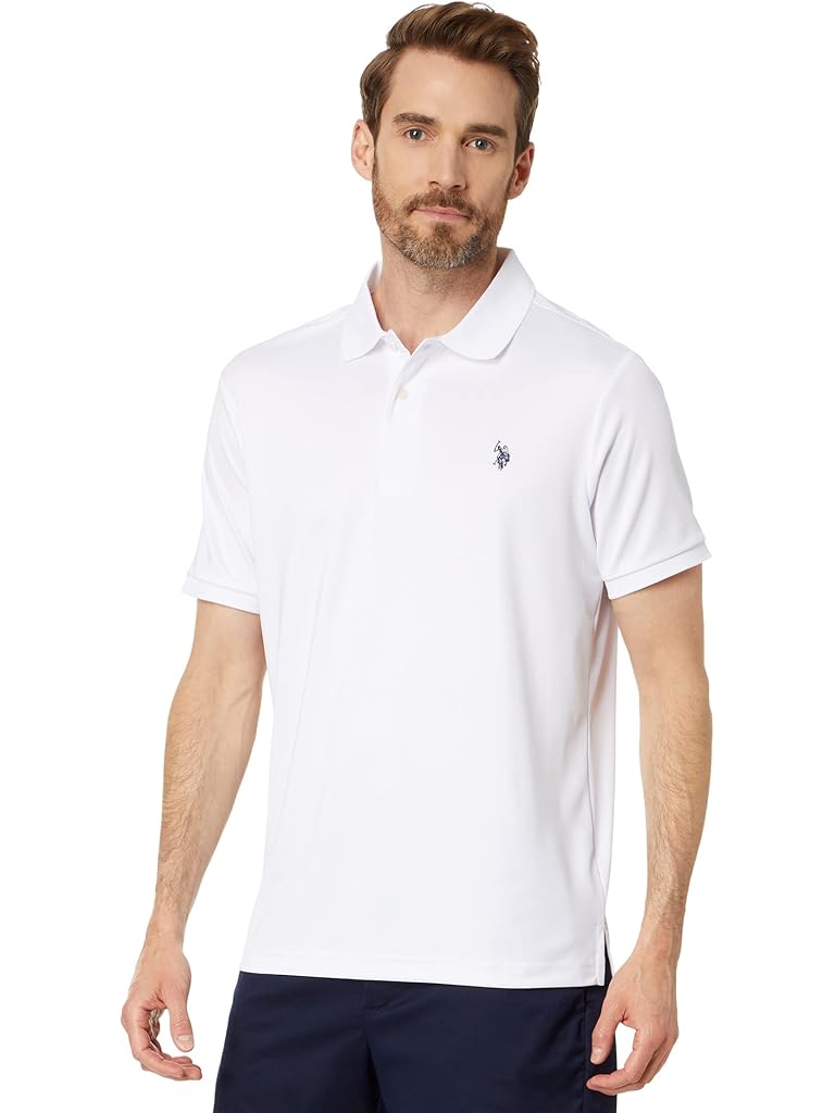 U.S. POLO ASSN. Classic Fit Interlock Solid Polo Shirt