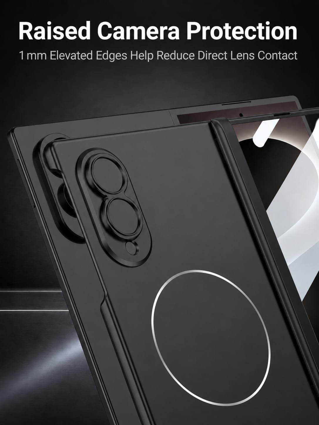 SHIEID Custodia Z Fold 8 per Samsung Galaxy Z Fold8, anello di ricarica