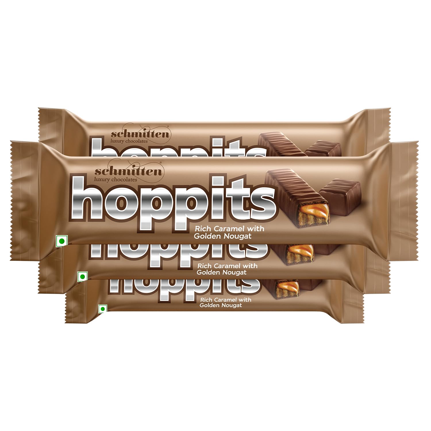 Caramel Filled Milk Chocolate Bar with Golden Nougat | Schmitten