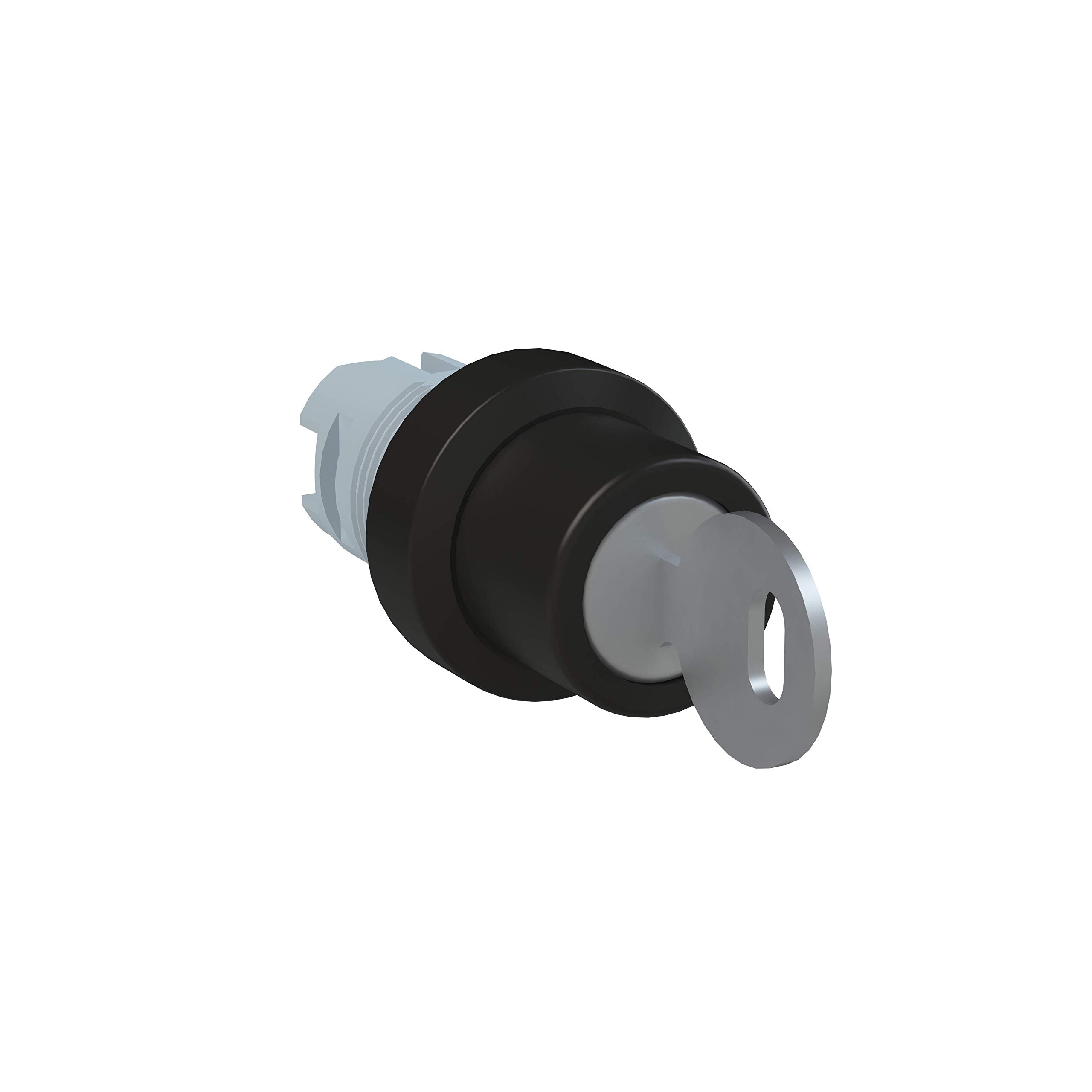 ABB M2SSK1-101 Modular Selector Switch, 2 Position, Key, Black/Key, Non-Illuminated, Black plastic - Image 3