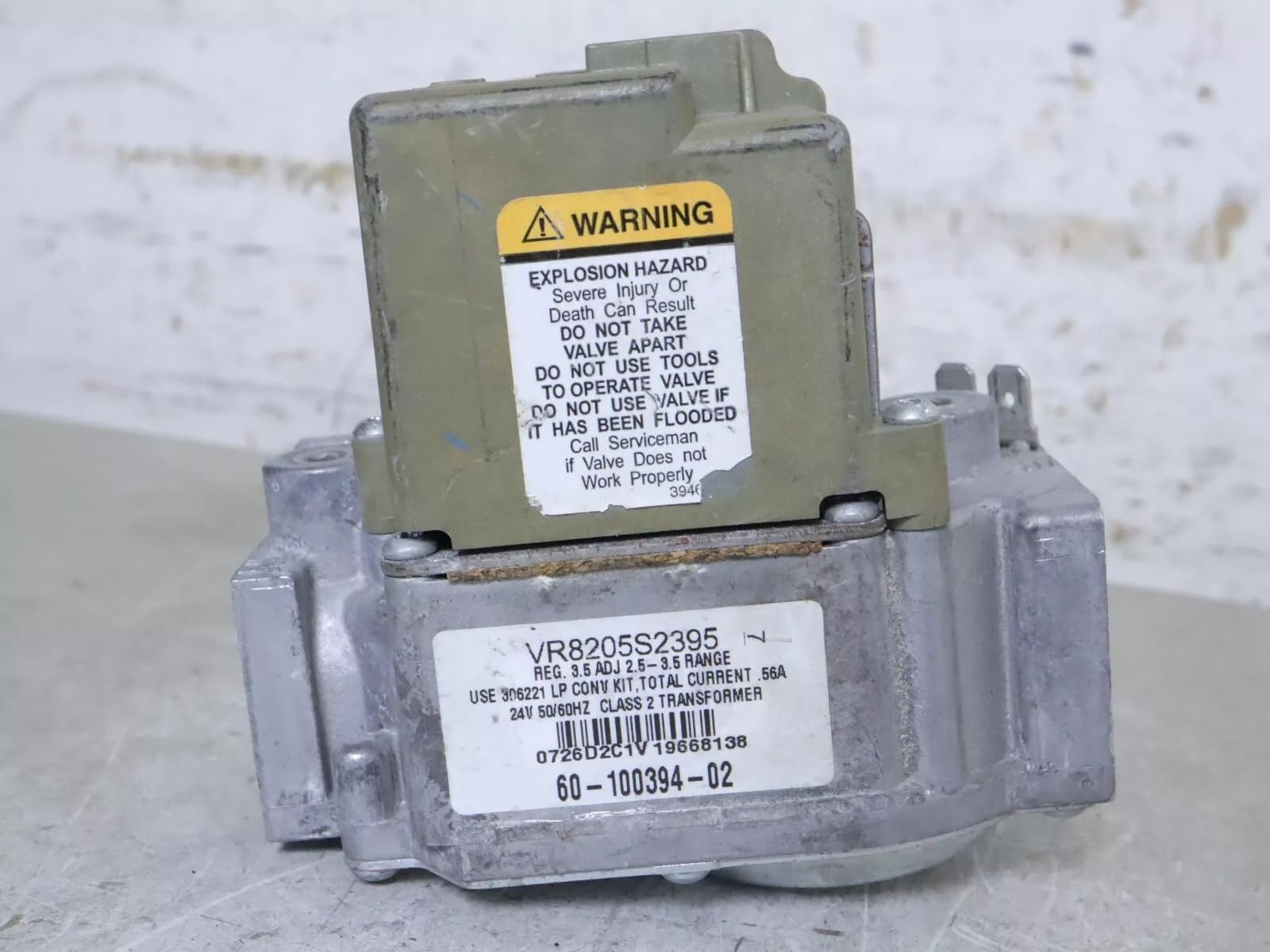 Replacement for Honeywell VR8205S2395 HVAC Furnace Gas Valve 60-100394-02 OEM