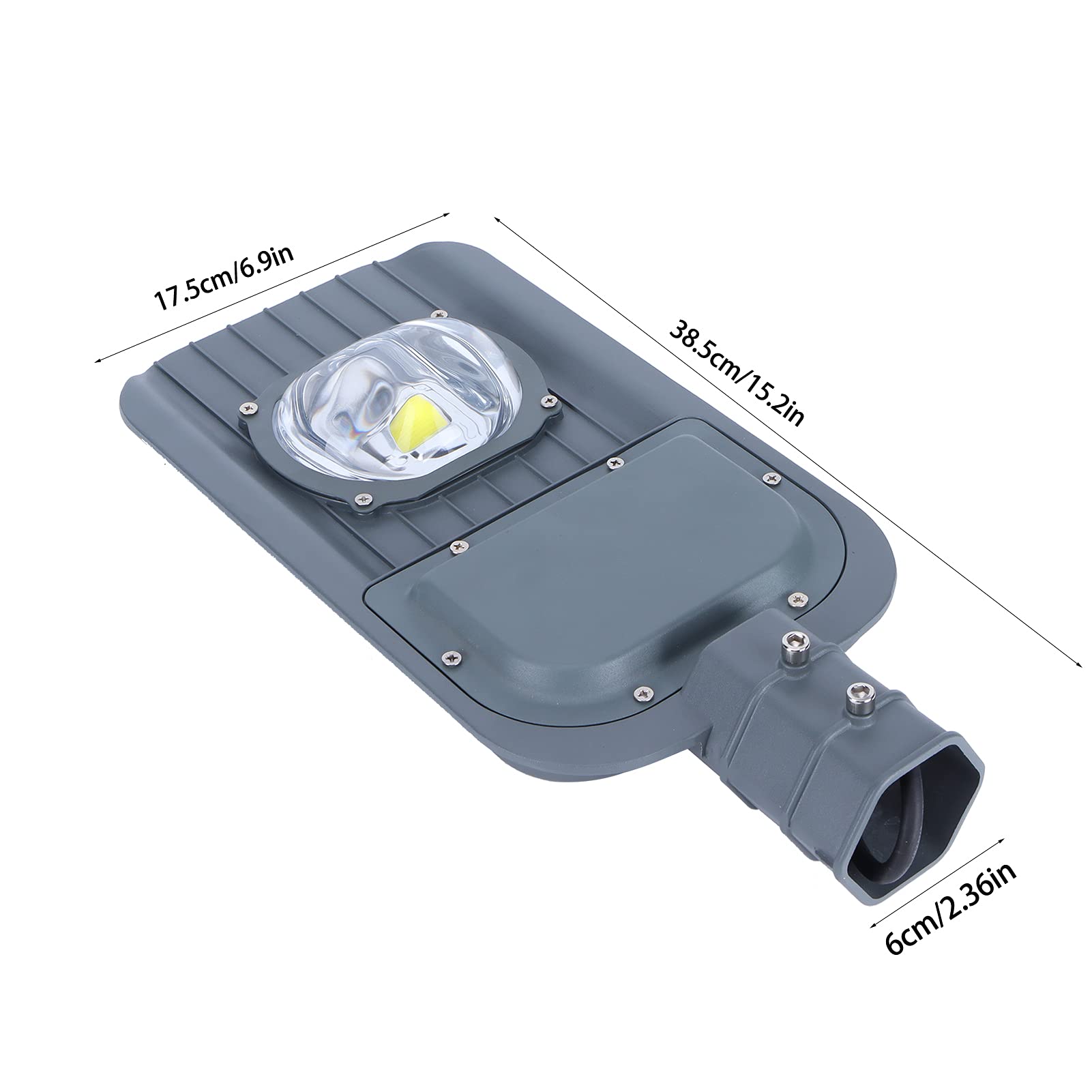 Uliczna LED 50 W IP66 Wodoodporna, Wysoka jasność 2000 Lm Piaskowo-szary 6500 K dla Ulic W Parkach, na Placach, łatwa Instalacja