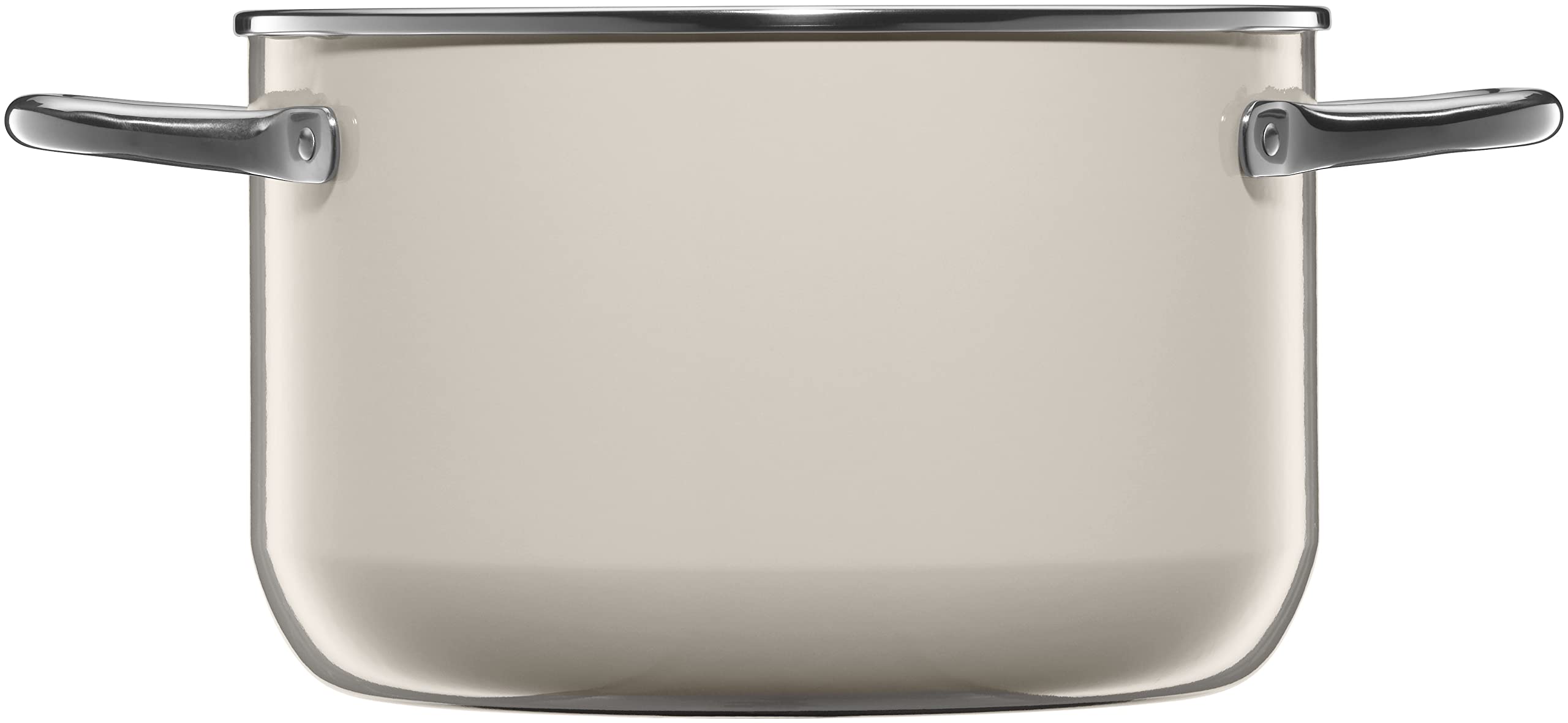 Silit Elegance Line duży garnek do gotowania, 20 cm, szklana pokrywka, garnek do mięsa, indukcja 3,7 l, ceramika funkcyjna Silargan, makadamia
