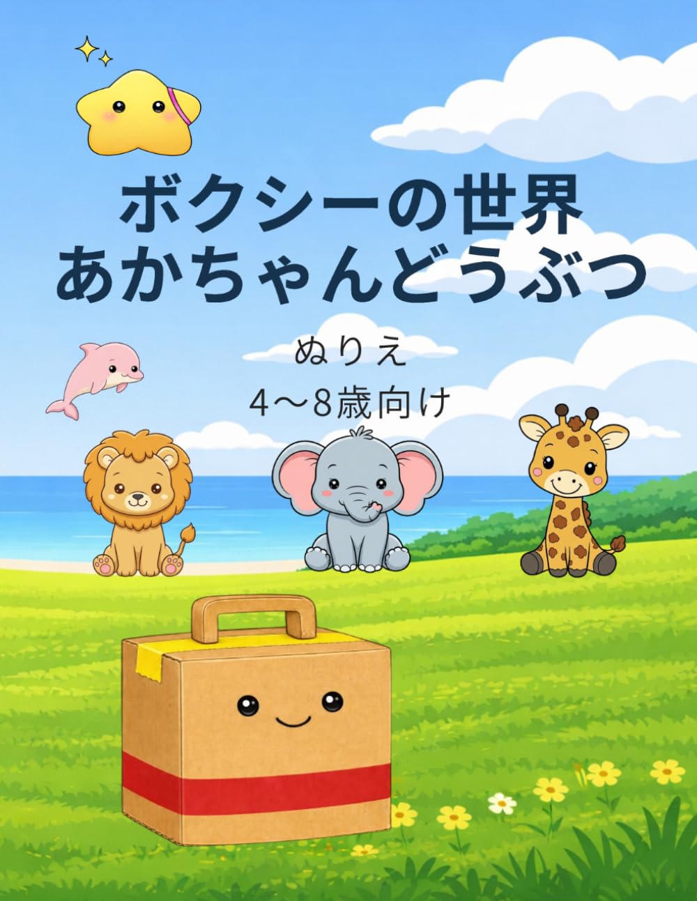 ボクシーの世界　あかちゃんどうぶつ: 4～8歳向け　かんたんでたのしいぬりえ (BOXY'S WORLD)