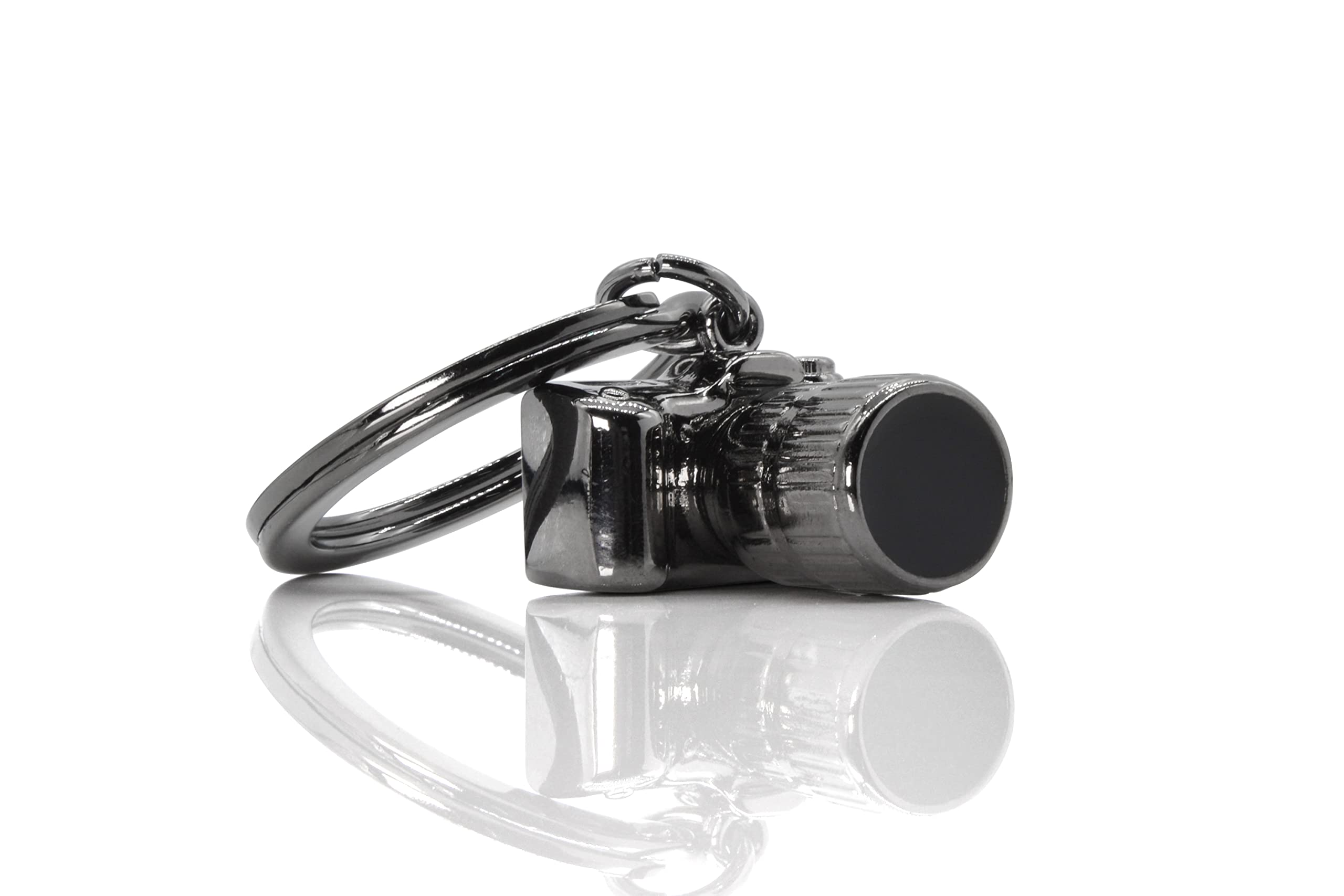 Amazon.co.jp: メタル キーリング キーホルダー 1眼レフカメラ 0