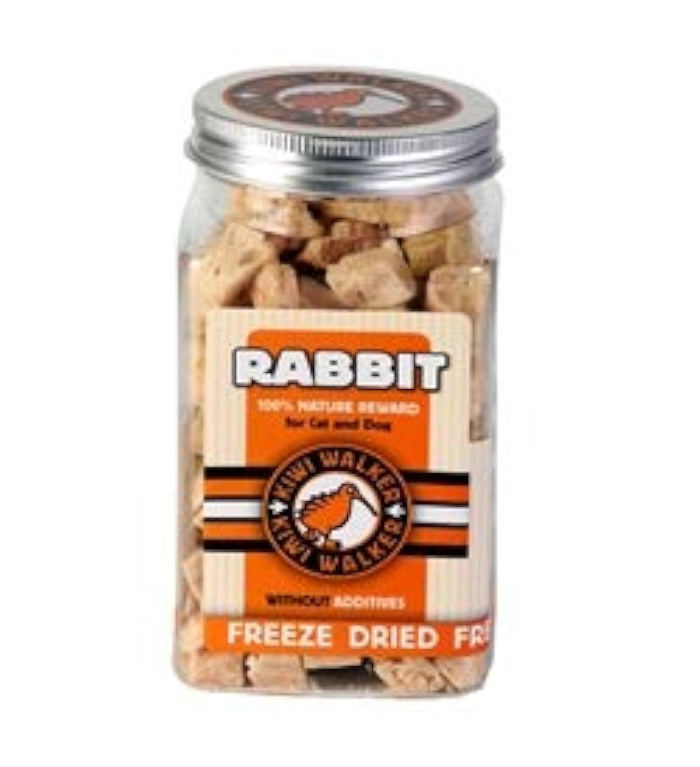 Freeze Dried Grain Free Snack Rabbit Cubes Cat and Dog Treats 75g