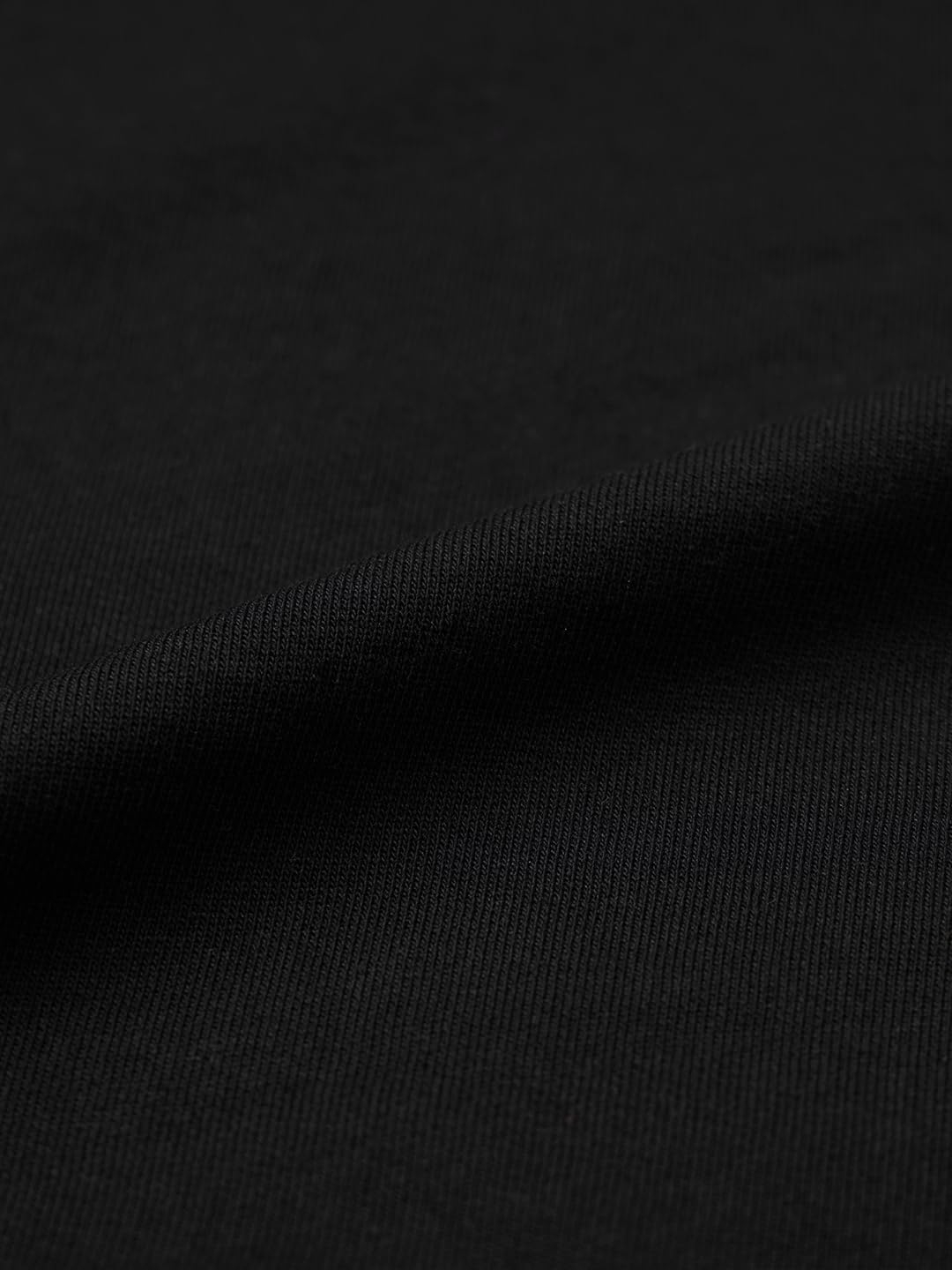 The Souled Store Marvel: Thunderbolt Uomini e Ragazzi Maniche Corte Girocollo Nero Grafica Stampata Cotone Oversize T-shirt