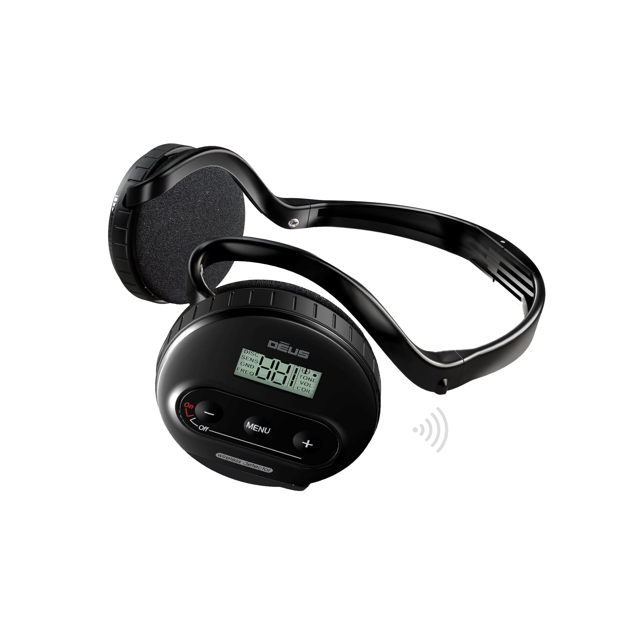 XP Metal Detectors WS4 Wireless Headphones for Deus Detector, Fully Shower Proof, Foldable, Compact and Extremely Lightweight with Detachable Module (D09)