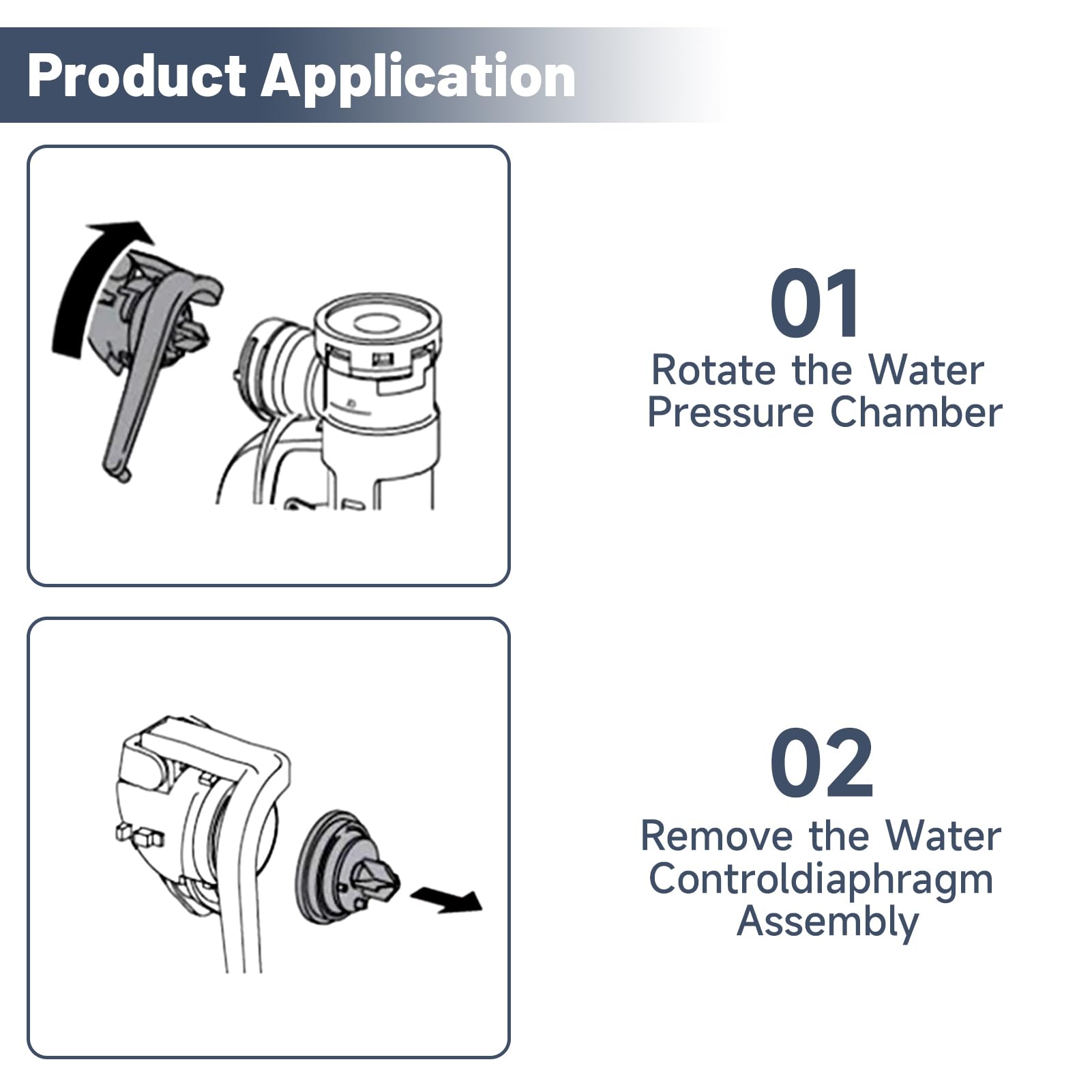 4 Piezas Junta Caza De Agua WC,Membrana Caza De Agua,Arandela De Diafragma De La Válvula,Diafragma De Goma Reemplazable Para El Mantenimiento De Las