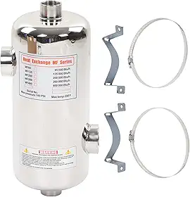 Trocador De Calor De Piscina De Aço Inoxidável De 40KW Para Aquecimento Solar Eficiente De Piscinas E Spas