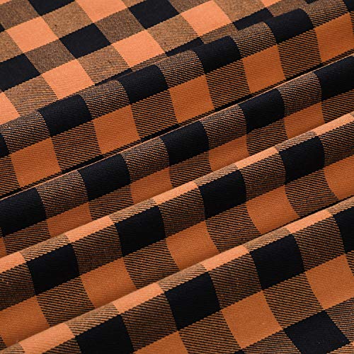 Tatuo Buffalo Plaid Fabric 56 x 36 Inch Christmas...