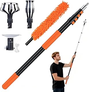 PMMJ Light Bulb Changer for High Ceilings with 18FT Reach, Telescopic Extension Pole for