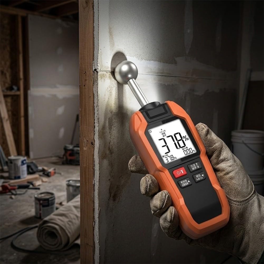 Medidor de humedad de pared con sensor esférico FY8871