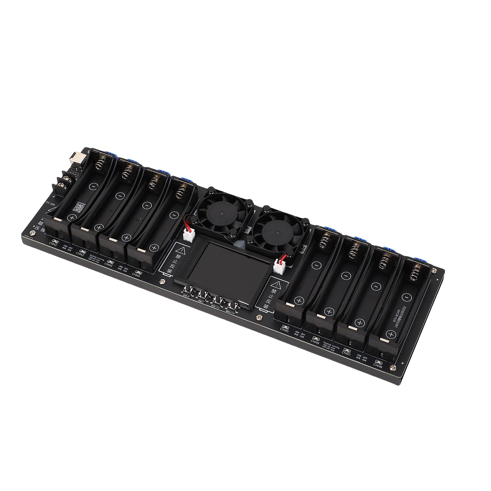 8-Kanal-Batterietester, TFT-Display mit Multi-Mode-Funktionalität für Präzise Batteriekapazitätsprüfung und Erhöhte Sicherheit für Heimwerker