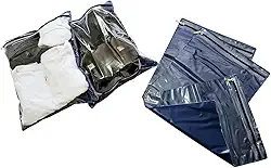 Sacos Organizadores de Mala Viagem para Roupa Suja e Molhada (Cor Azul Marinho)