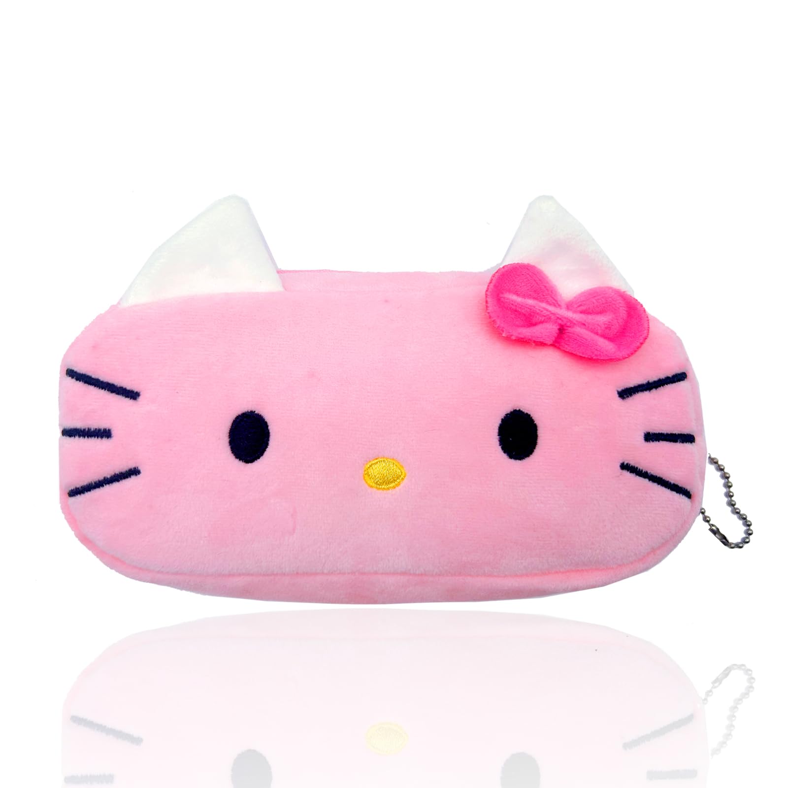 BJPERFMS Estuche Lápices Kitty, Kitty Estuche Escolar Niña, Rosa Bolsa de Lápiz Kitty Sanrio, Estuche Niña, Cosas de Kitty, Estuche Niños, Kitty Papelería, Regalo para Niños