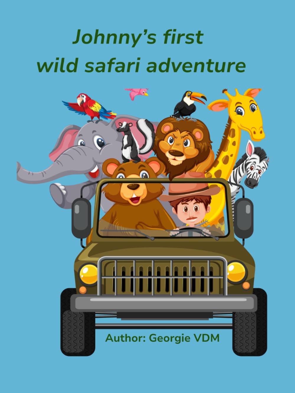 Johnny's First Wild Safari Adventure: A Brave Boy’s Journey Under the African Sky (African Animal Friendship Stories Series)