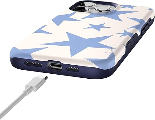 Vista 523 de Casely Funda para iPhone 15 Pro Jardín Secreto Flores mixtas Funda atrevida Compatible con MagSafe y botón de acción Jardín Secreto Floral