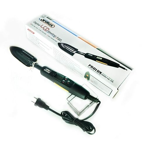 Miniatura 2 de Hierro de sellado Prolux 1362 Eléctrico LCD Digital Chapa Borde Banding Hierro Sellado 110V US Temperatura estándar 212.0-428.0 F