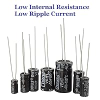 Vista 2 de OCR - Caja surtida de condensadores electrolíticos (500 unidades, rango de 0.1 uF-1000uF)