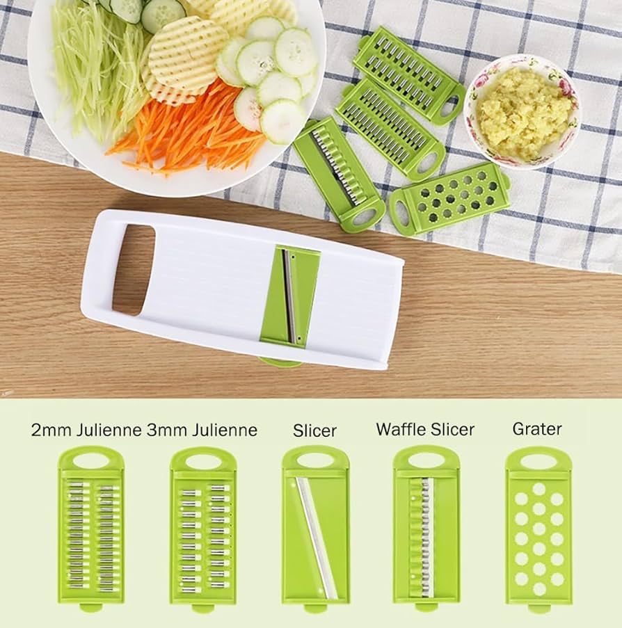 Amazon | NACOLUS 5イン1 マンドリーンスライサー 野菜
