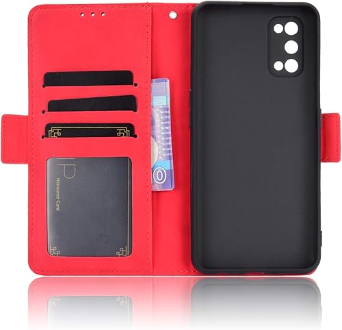 Miniatura 8 de Funda para Oppo Realme 7 Pro Funda para Oppo Realme 7 Pro RMX2170 Funda de piel sintética con tapa y tapa para Oppo Realme 7 Pro RMX2170, color negro