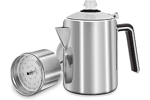 9 Cup Percolator Coffee Pot: Brew Robust Coffee on the Stovetop
