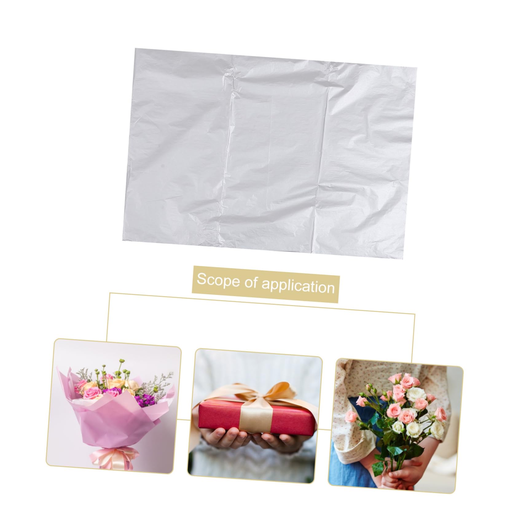 Carta Velina Decorativa 100 Pezzi in Carta per Confezioni Regalo