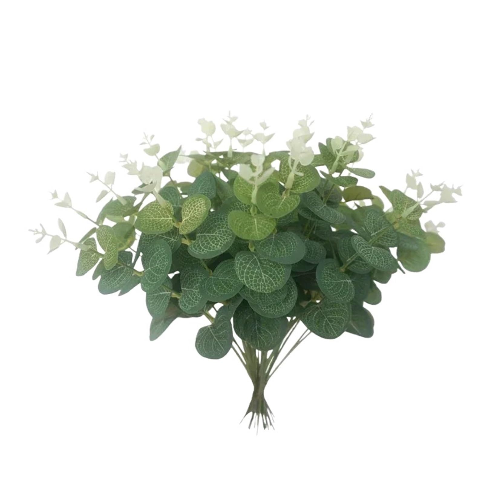 YGLEEULI Artificial Foliage Stems 36/10PCS Artificial Eucalyptus Stems Green Leaves Fake Plants Home Flowers Bouquet Wedding Centerpiece Decoration(10PCS-Green(B))