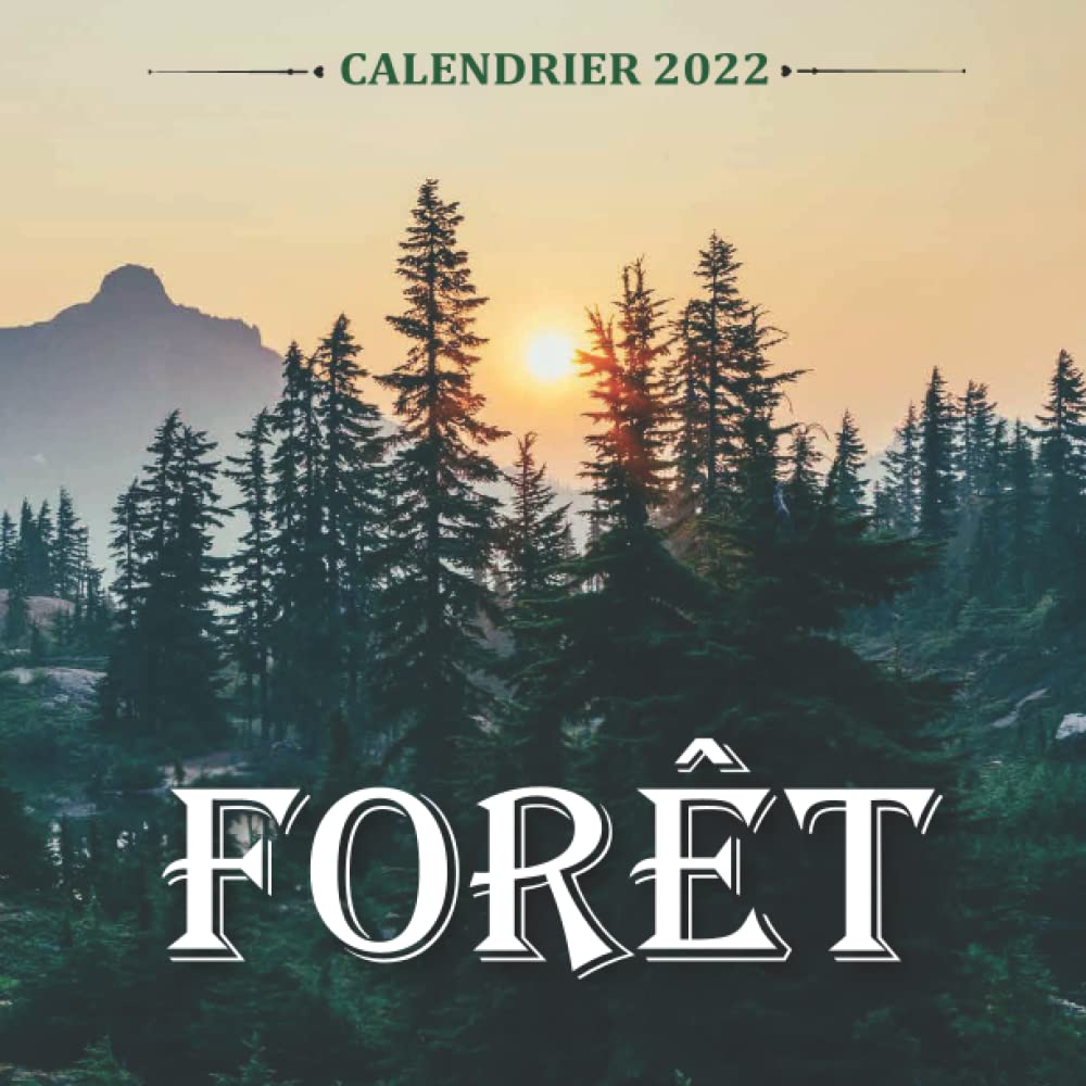 Calendrier 2022 forêt idéal comme idée cadeau pour gâter vos proches