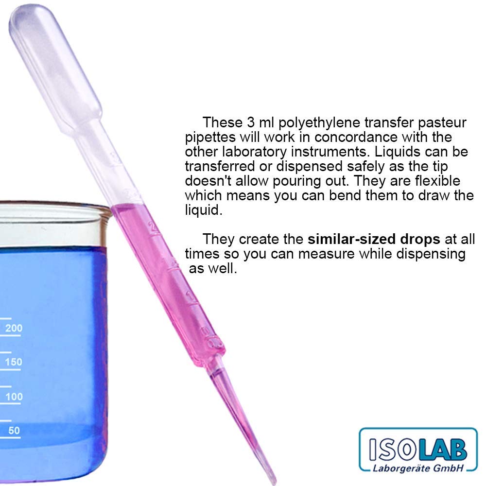 150 Pipette Plastica Usa E Getta 5ml - Graduate Per Oli Essenziali, Cosmetici E Liquidi
