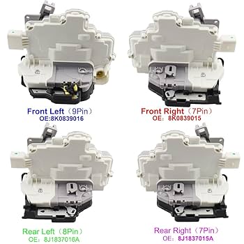 カイエン 958 ドアロックアクチュエーター 8K0 839 016新品 Rear Right Door Lock Latch Actuator 8K0839016, 9A783911600