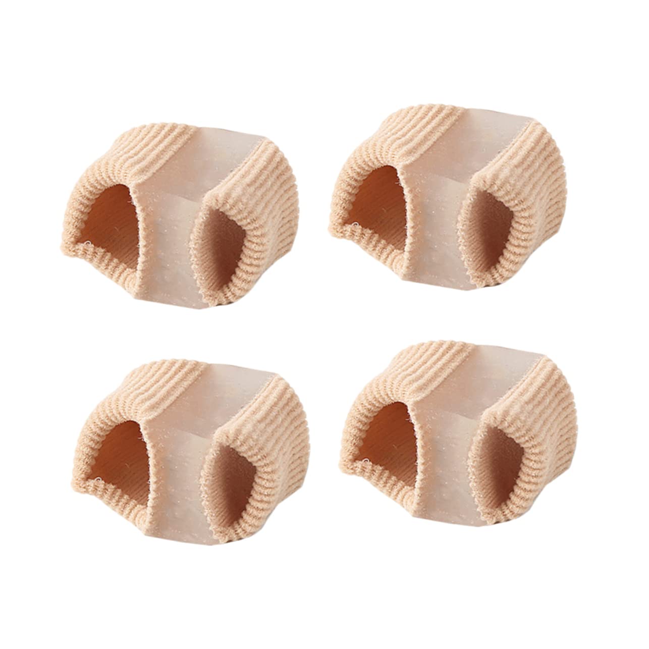 FOMIYES 4Pcs Woven Separator for Comfortable Foot Care Tool for Women Protectors for Overlapping Easy to Wear Foot Separators