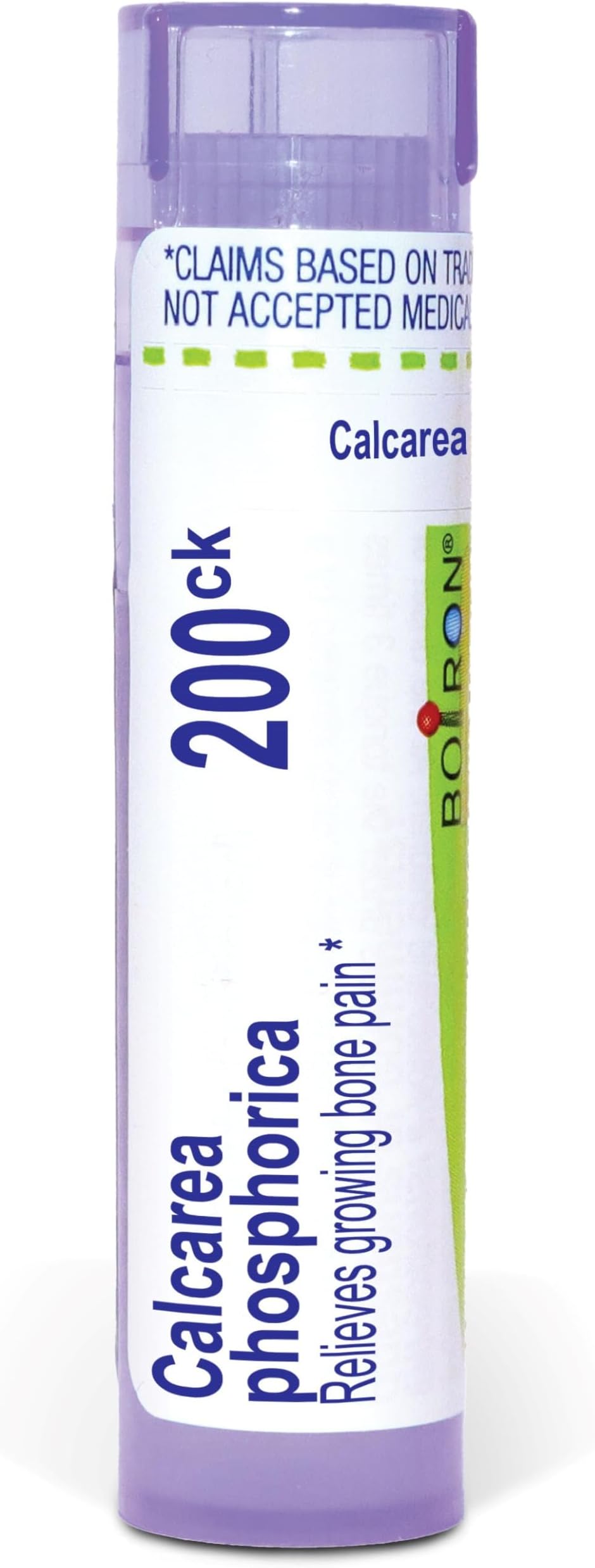 Boiron Calcarea Phosphorica 200C Homeopathic Medicine for Growing Pains - 80 Pellets
