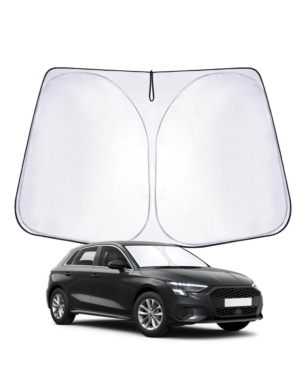 Parasole parabrezza compatibile con AUD-i A3 8V 8Y Sportback Sedan 2022 2023 2024 2025 parabrezza parasole parasole per A3 8V 8Y con protezione UV, raffreddamento