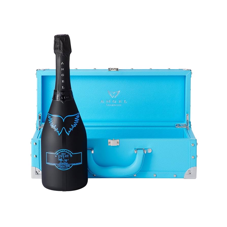ANGEL エンジェル ブリュット ヘイロー ブルー シャンパン 750ml Amazon.co.jp: ANGEL CHAMPAGNE NV Brut HALO Blue