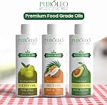 Huile d'Olive PUROLEO Vierge 8 fl oz (236 mL) – Huile d'Olive de Qualité Alimentaire, Pressée à Froid pour la Cuisine, Salades & Utilisation en Cuisine | Emballée au Canada
