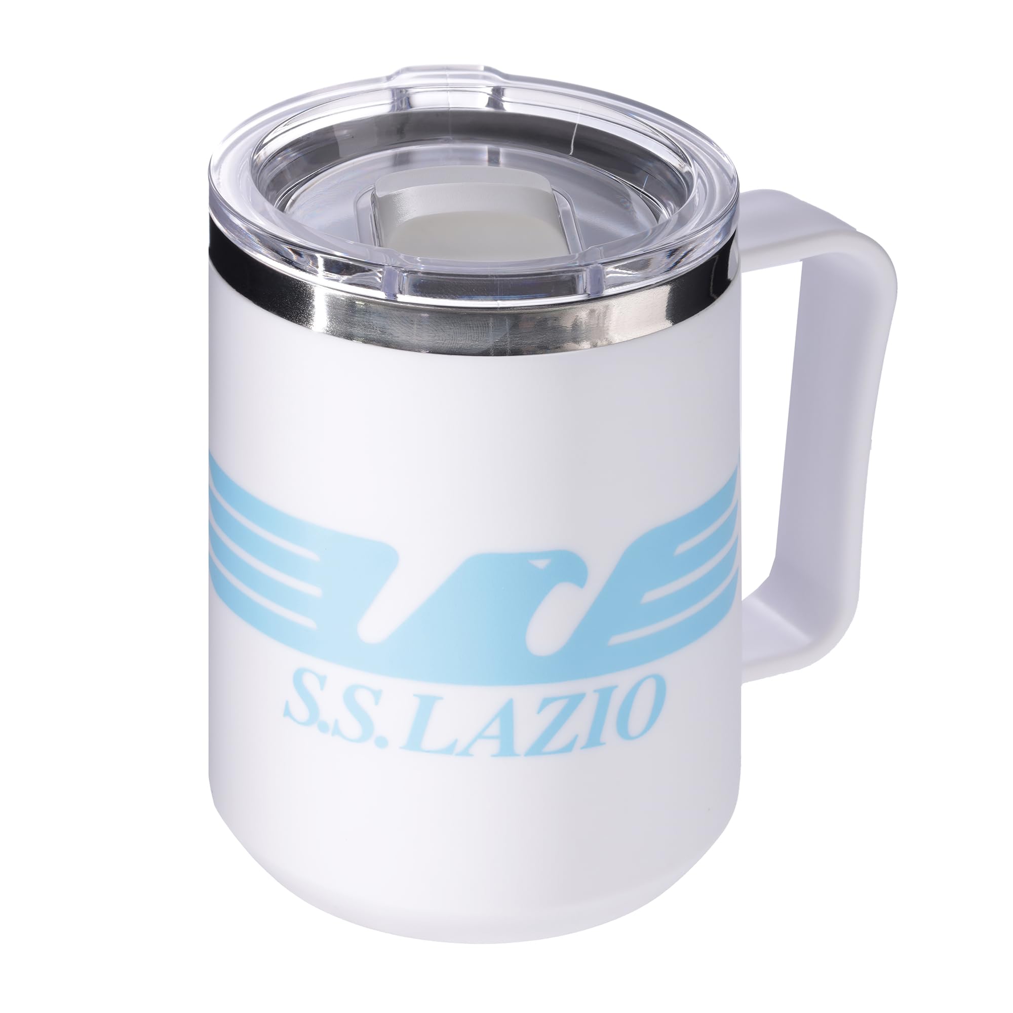 Only4fan S.r.l. SS Lazio Thermal Steel Mug Official Product, White