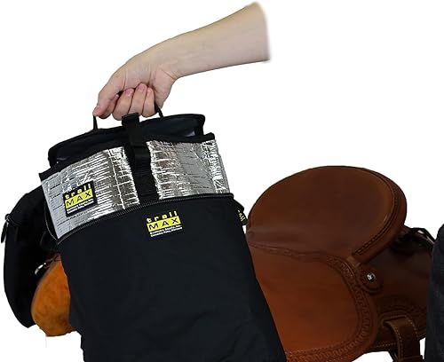 Miniatura 5 de TrailMax Bolsas de sillín de cuerno grandes bolsas de sillín de cuerno para caballos bolsas de sillín para montar en senderos para sillines