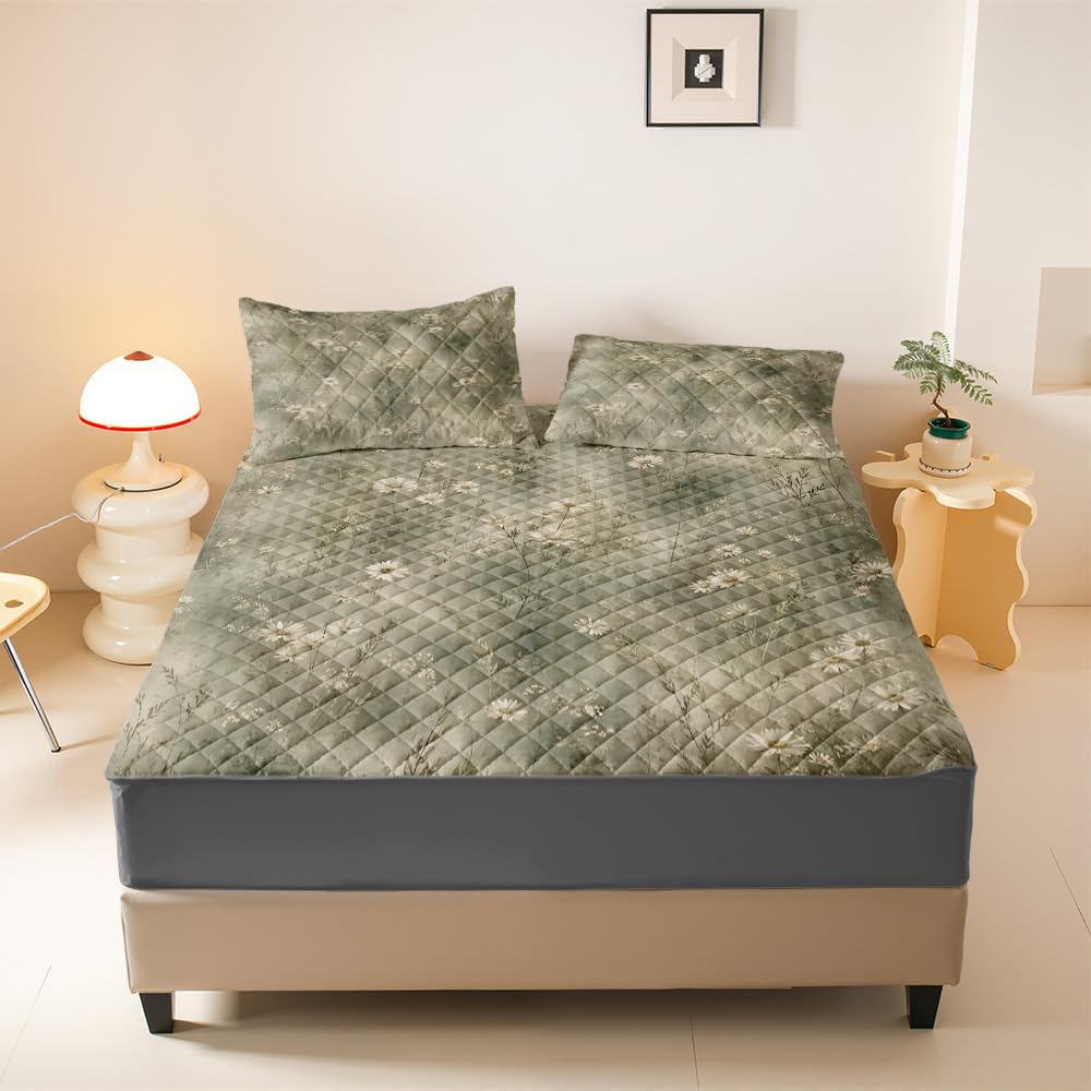 Morbuy Alèse Imperméable Matelassée (Daisy 4,200x220cm)
