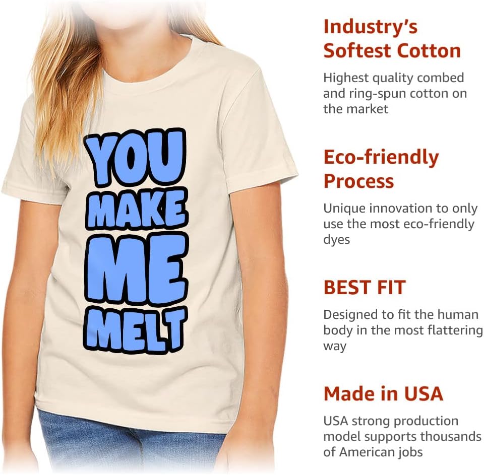 You Make Me Melt Kids' T-Shirt - Graphic T-Shirt - Art Tee Shirt for Kids
