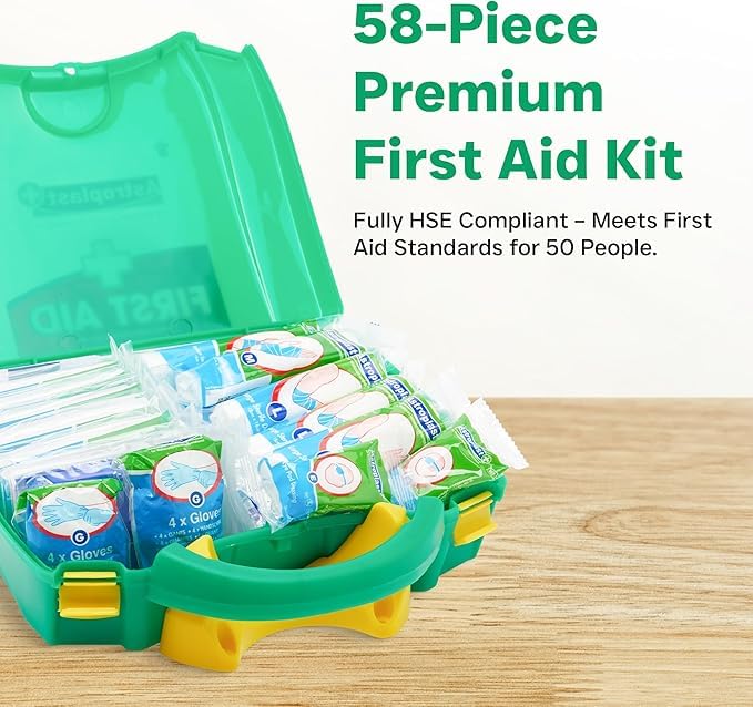 Image of Wallace Cameron 10 Person Food Hygiene, Green Box First Aid Kit