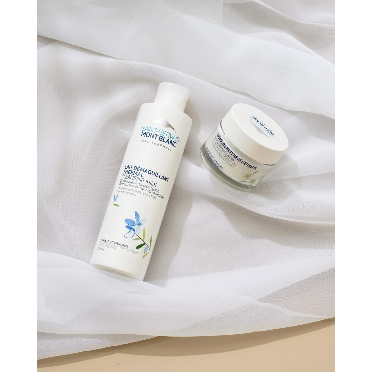 Saint-Gervais Mont Blanc - Regenerating Anti-Ageing Night Care for Mature and Sensitive Skin - 50 ml, White, 50 ml (Pack of 1) - Image 4
