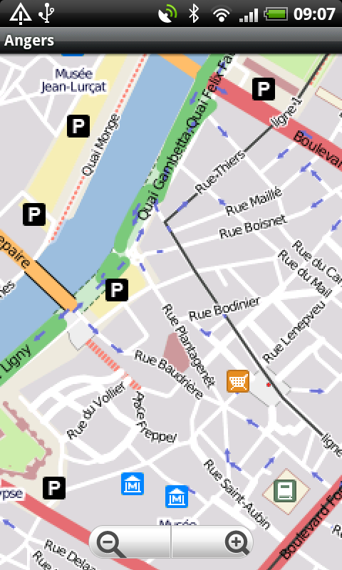 Angers Street Map - Application sur Amazon Appstore